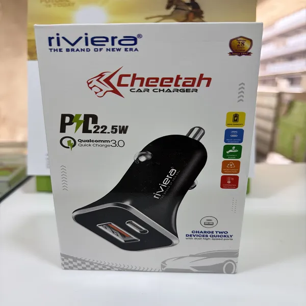 RIVIERA CHEETAH PD CAR CHARGER