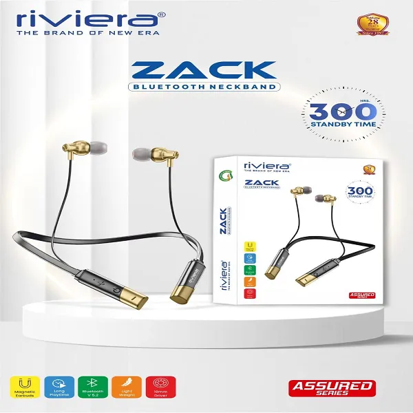 RIVIERA ZACK SERIES WIRELESS BLUETOOTH NECKBAND