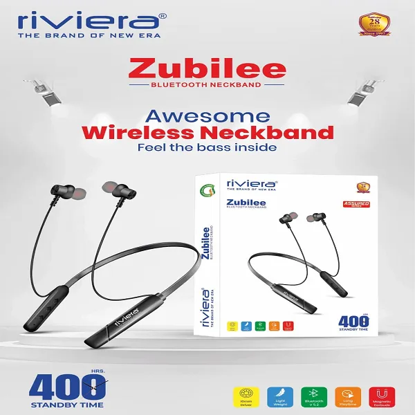 RIVIERA ZUBILEE SERIES WIRELESS BLUETOOTH NECKBAND