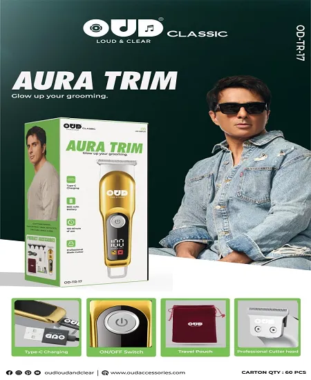 OUD CLASSIC OD-TR-17 AURA TRIM SERIES PROFESSIONAL TRIMMER