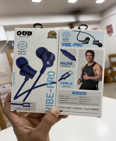 OUD OD-HF-1191 VIBE-PRO SERIES TYPE C EARPHONE