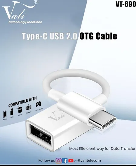 VALI VT-890 TYPE C OTG CABLE