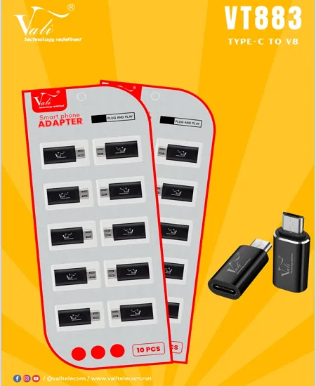 VALI VT 883 TYPE C TO V8 CONNECTOR