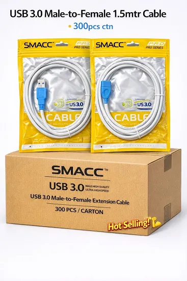 SMACC SERIES USB 3.0 MALE TO FEMALE CABLE