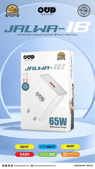 OUD JALWA- 18 65W TYPE C SUPER FAST CHARGER