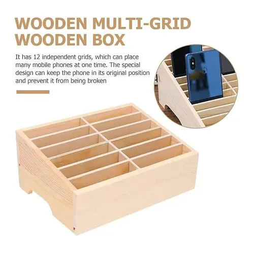 12 GRID WOODEN BOX