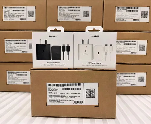 SAMSUNG 45W ADPTOR WITH C TO C CABLE OG QUALITY