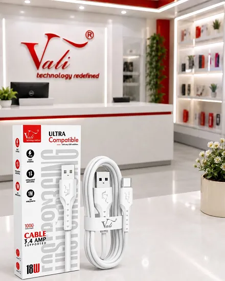VALI ULTRA 18W MICRO USB FAST CHARGING DATA CABLE WITH 1 YEAR WARRANTY
