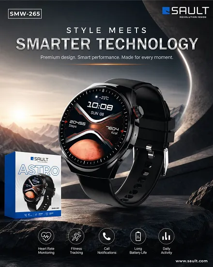 NEW SAULT SMW - 265 SMART WATCH PREMIUM QUALITY