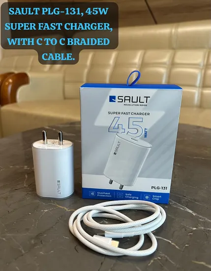 SAULT PLG - 131 45W SUPER FAST CHARGER