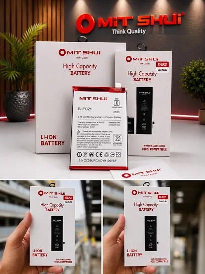 MITSHUI HIGH CAPACITY MI MOBILE BATTERY GENIUNE QUALITY 1 YEAR REPLESHMENT WARRANTY