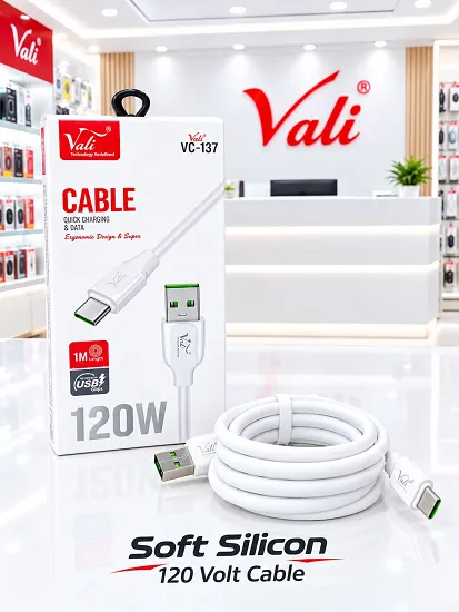 VALI VC-137 MICRO USB SILICONE DATA CABLE PREMIUM QUALITY 1 YEAR WARRANTY
