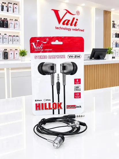 NEW VALI VH-214 HILLOK SERIES STEREO EARPHONE PREMIUM QUALITY