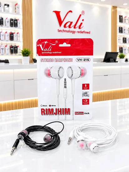 NEW VALI RIMJIM SERIES VH-215 STEREO EARPHONE HIGH QUALITY