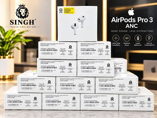 NEW SINGH AIRPOD PRO 3 ANC WORKING PREMIUM QUALITY BUDS