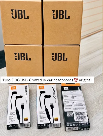 NEW JBL TUNE 310C TYPE -C ORIGINAL EARPHONE