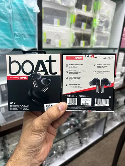 NEW BOAT AIRDOPES PRIME SERIES 412 100% ORIGINAL BUDS