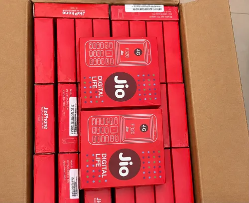 NEW JIO MOBILE PHONE RED BOX IMPORT QUALITY YOUTUBE WORKING